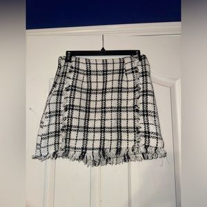 Plaid Mini Skirt
